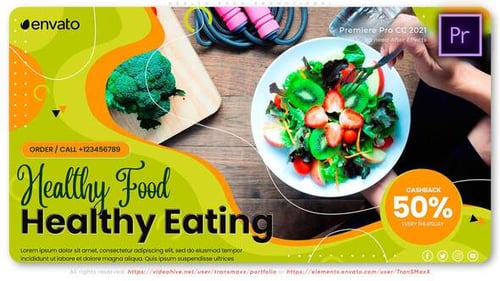 Health Food Restaurant Promotional