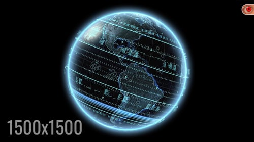 Globo terráqueo digital 2