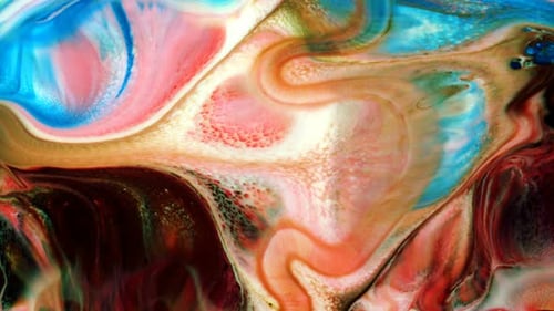 Encre de peinture colorée abstraite Liquid Explode 11