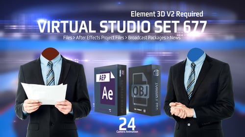 Virtuelles Studioset 677