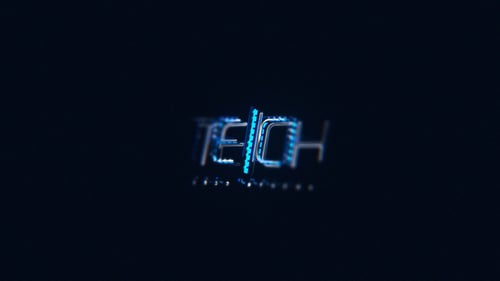Dynamic Glitch Tech Logo Reveal Intro Animation