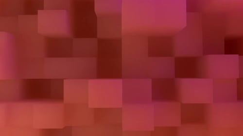Abstract Geometric Cubes Moving Background Loop