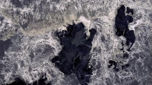 FULLHD Epic Storm on the Mengening Beach Aerial