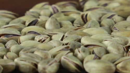 Pile of Fresh Pistachios Close Up Food