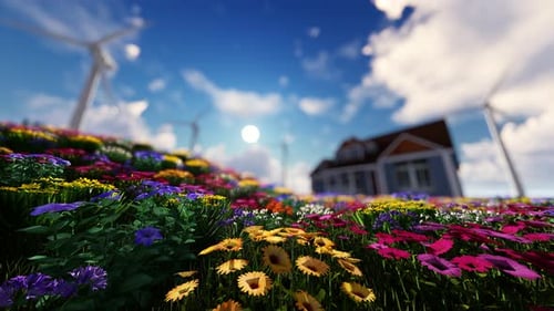 House With Windmills