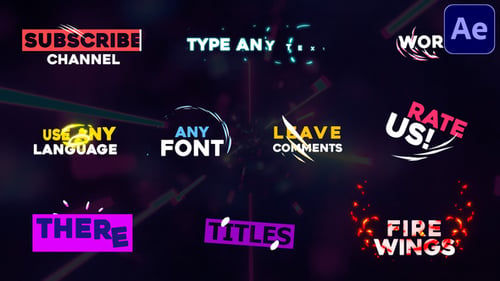Expressive Titles | After Effects