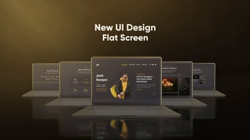 Golden Digital Product Showcase Presentation