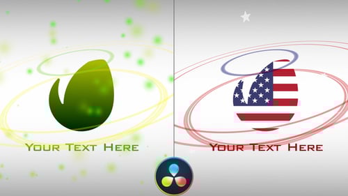 Fresh & July 4th Patriotic Logo Opener - DaVinci Resolve