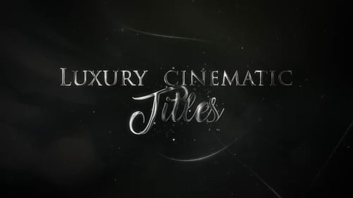 Elegant Cinematic Awards Title Sequence with Metallic 3D Text