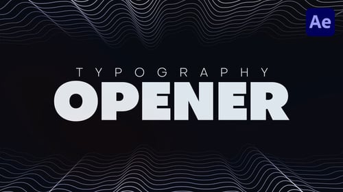 Dynamic Typography Promo with Modern Abstract Effects