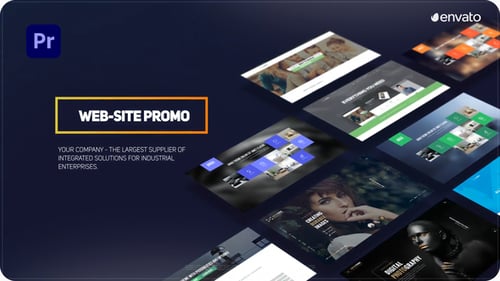 Modern Website Presentation with Dynamic Digital Mockups