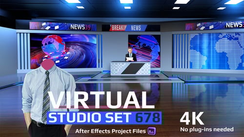 Virtual Studio Set 678