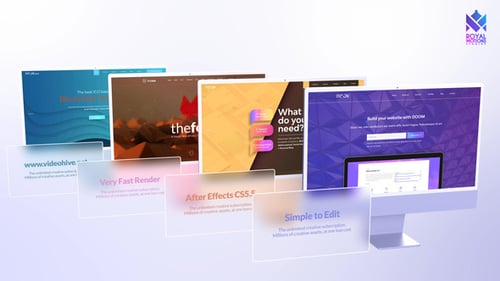 Web presentation Mockup