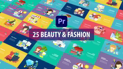 Beauty and Fashion Animation | Premiere Pro MOGRT