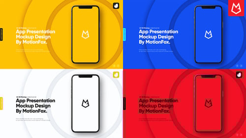 Animated App UI/UX Mockup Presentation