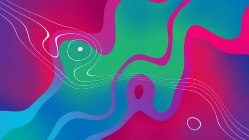 Abstract Gradient wavy background