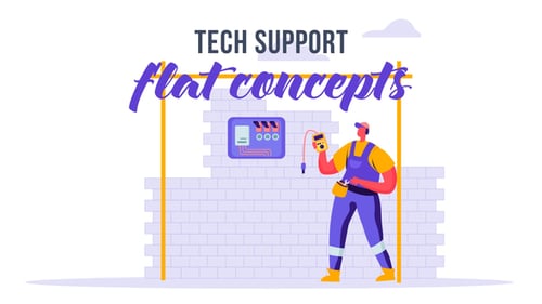 Tech support - Flat Concept