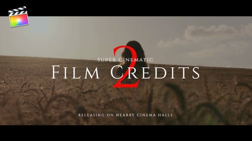 Elegant Cinematic Film Credits with Professional Typography