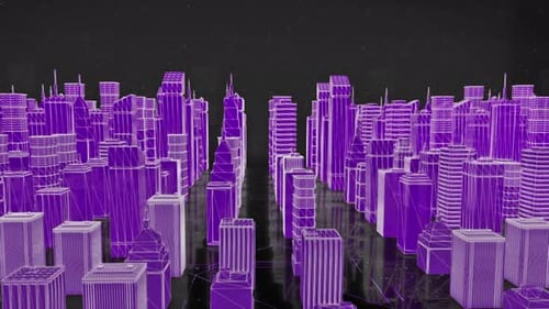 Abstract colorful constructions of a colorful city