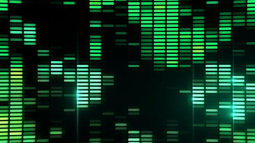 Neon Lights Music Background