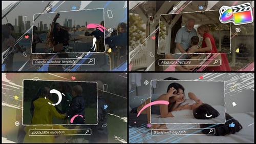 Scribble Slideshow | FCPX