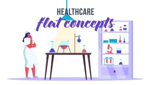 Healthcare - Flat Concept