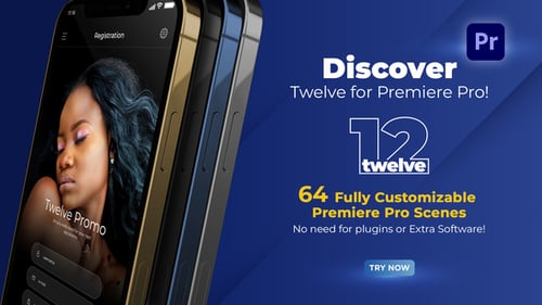 Twelve App Promo for Premiere Pro - MOGRT