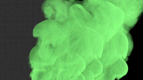 Light Green Smoke Revealing