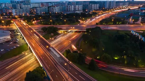 City Highway Aerial View