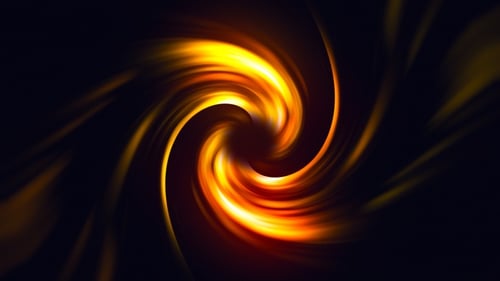 Abstract Glowing Energy Vortex Swirl Motion Background