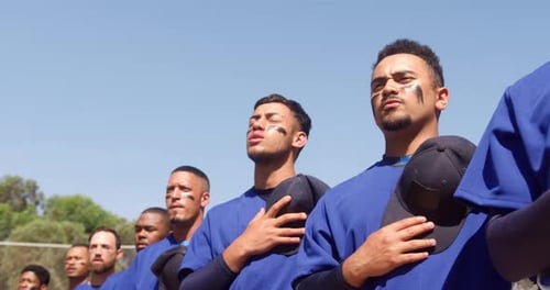 Joueurs de baseball en ligne