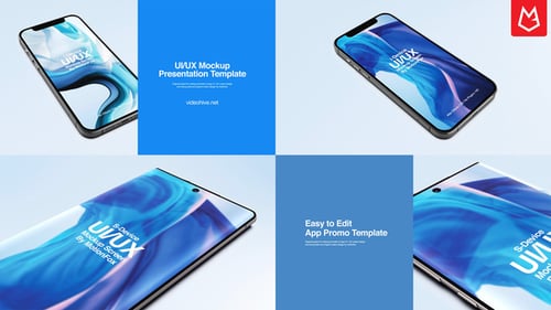 Modern Mobile App UI/UX Mockup Presentation