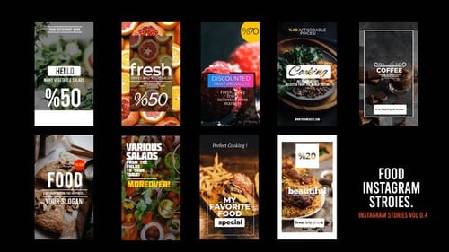 Histoires Instagram culinaires