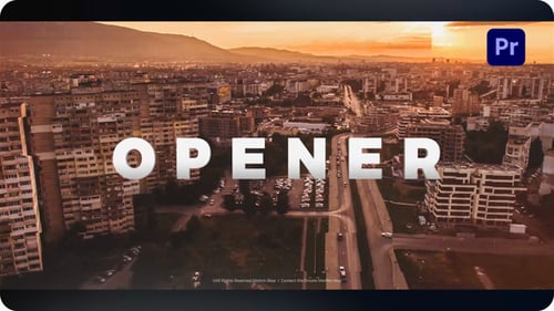 Dynamic Modern Text Opener for Presentations and Promos