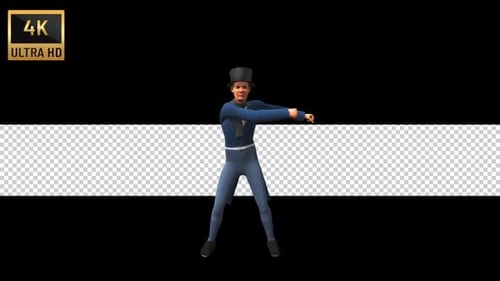 Vintage Man Dance - Halloween Concept