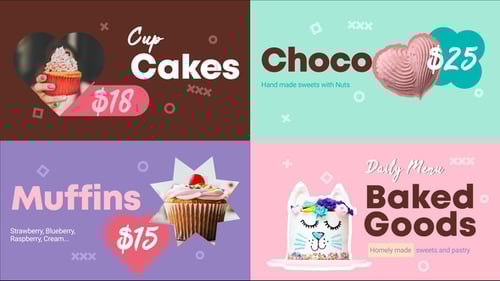 Baked Goods Menu || FCPX