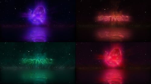 Neon Particles Logo | After Effects