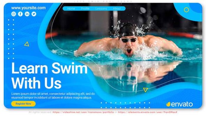 Swimming Pool Promo, Openers ft. advertisement & basin - Envato