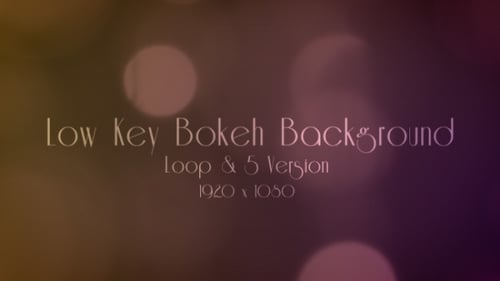 Low Key Bokeh Background