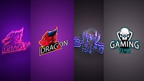 Dynamic Neon Glitch Logo Reveal Intro