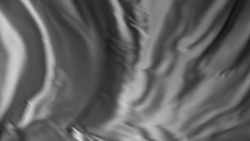 Waves of Fabric Cloth in the Wind