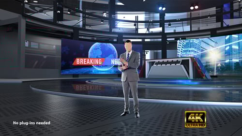 Virtual Studio Set 680