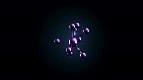 Animation of the molecule model