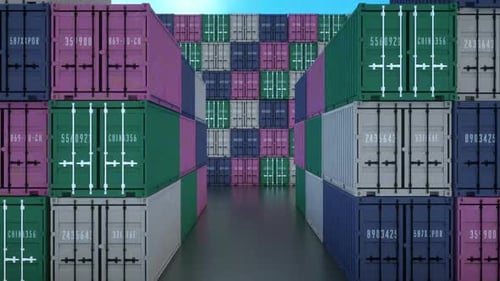 Intermodales Containerlager