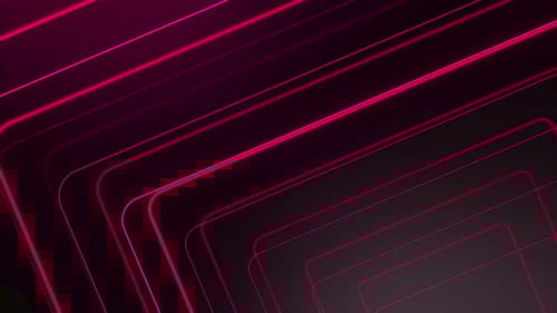 Abstract Moving Neon Pink Lines Tunnel Background