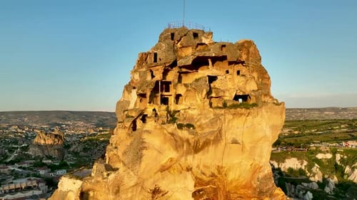 Cappadocia aerial view 4 K Awesome Background