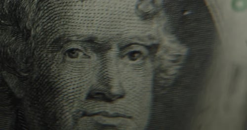 US-Präsident Thomas Jefferson Auf 2 Dollar der Vereinigten Staaten