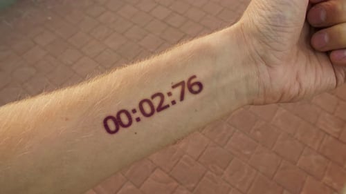 Close up of Timer on Arm