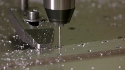 CNC-Maschine arbeitet.