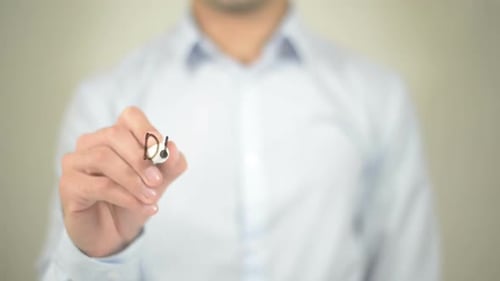 Writing Discrimination on Clear Screen